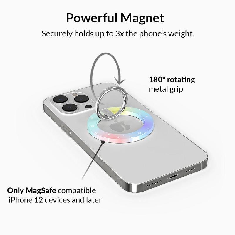 Velvet Caviar Sanctuary MagSafe Grip Ring – Magnetic Phone Grip, Stand & Accessory with 1,600g Magnet for iPhone & Cases