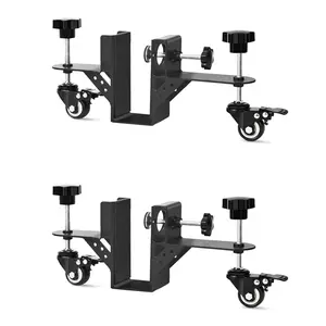 Sakerplus Fixed Furniture Iron Frame Simple Portable Black Iron Frame Basic Structure for Various Applications Door Panel Auxiliary Installation, Suitable for Decoration.