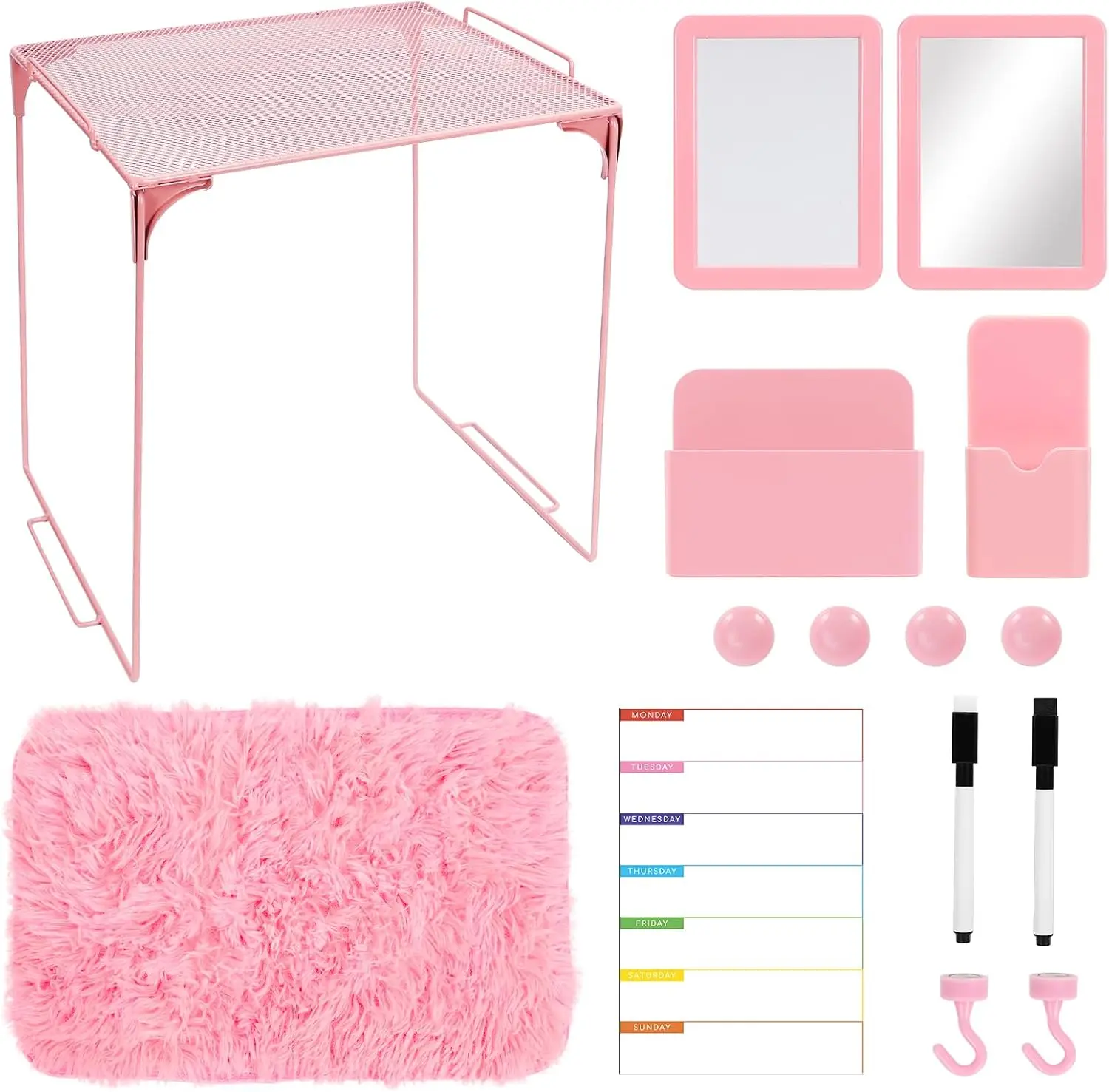 Pink Locker Organzier