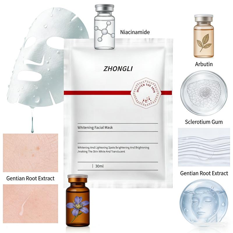 [ZHONG LI Official Shop]Collagen Remodeling SerumGel Mask(5eaX30g)|Hydrogel Mask with Collagen Capsules for Firmness & Pore Refinement Hydrating Facial Mask for SmootherSkin