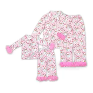 Christmas Gift Alert! Mama & Me Matching Pink Santa Pajama Set – Stylish Festive Loungewear for Cute  Family Vibes Clothes Mum