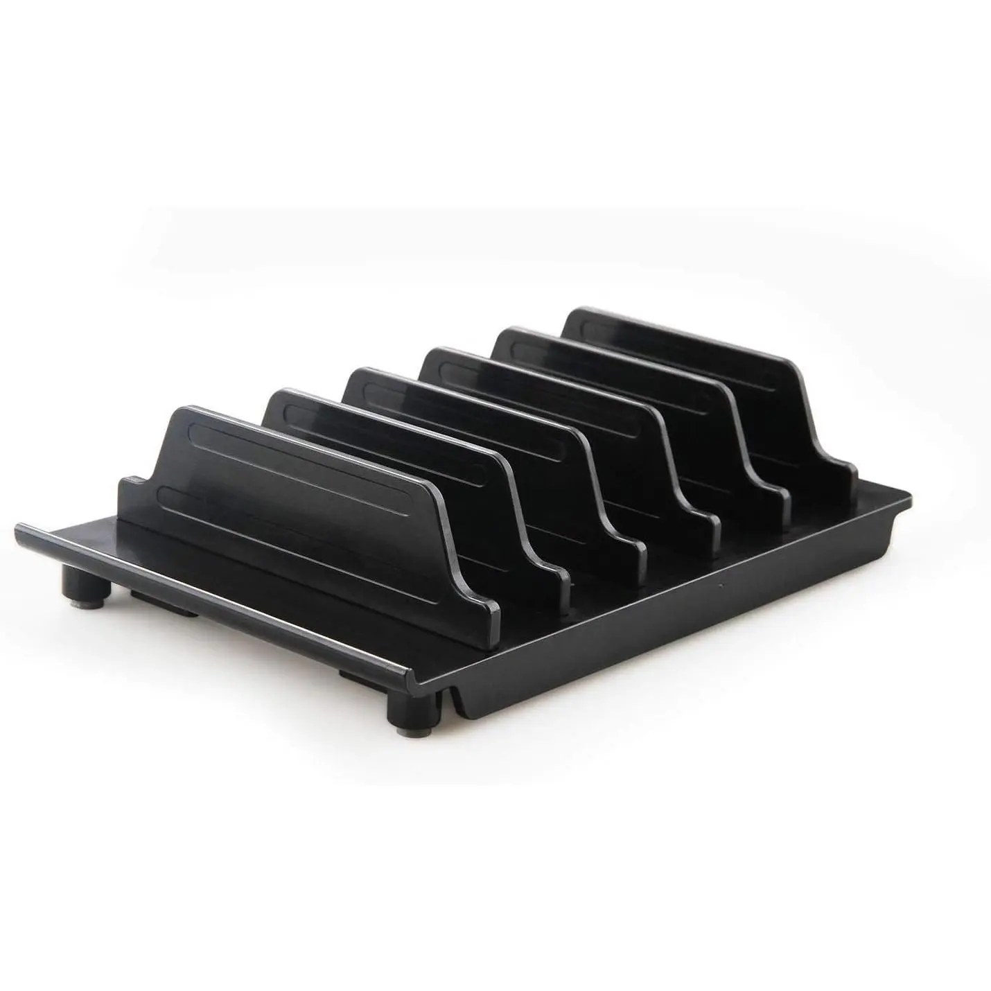 Adjustable Universal Multi Device Organizer Dock Stand Holder, Tablet Cell Phone Desktop Stand for   Galaxy  Nexus Kindle (Black)- No  Port