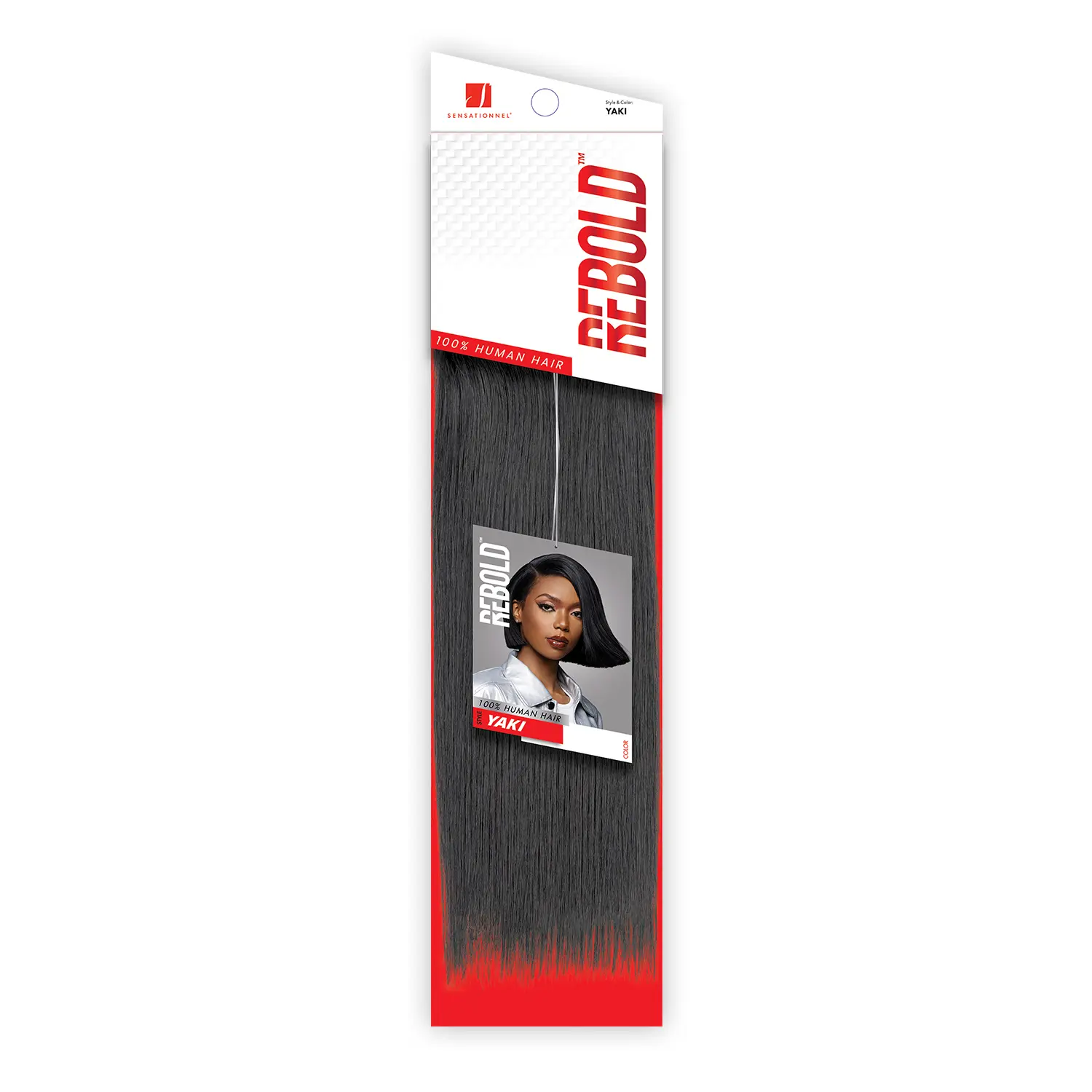 Sensationnel Rebold Yaki Human Hair Weave, Human Hair Pieces Extensions