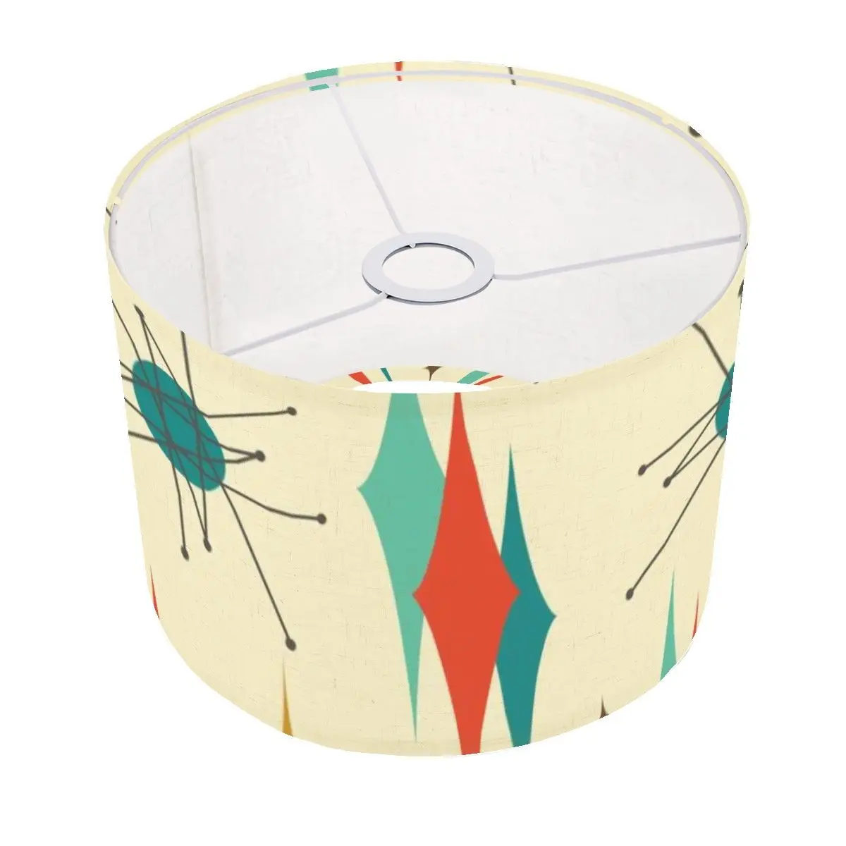 Mid Century Modern Franciscan Diamond Starburst Lamp Shade ONLY - For Arc Floor Lamps Only