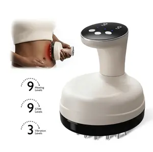 3 in 1 Electric Handheld Massager with Heat and Vibration, Tool For Belly Legs Full Body, Gift for Mom