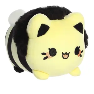 Aurora Tasty Peach Design Honeybee Meowchi Collectible Plush - 7 in