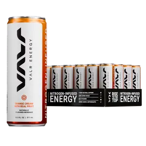 Nitrogen-Infused Orange Cream Energy Drink