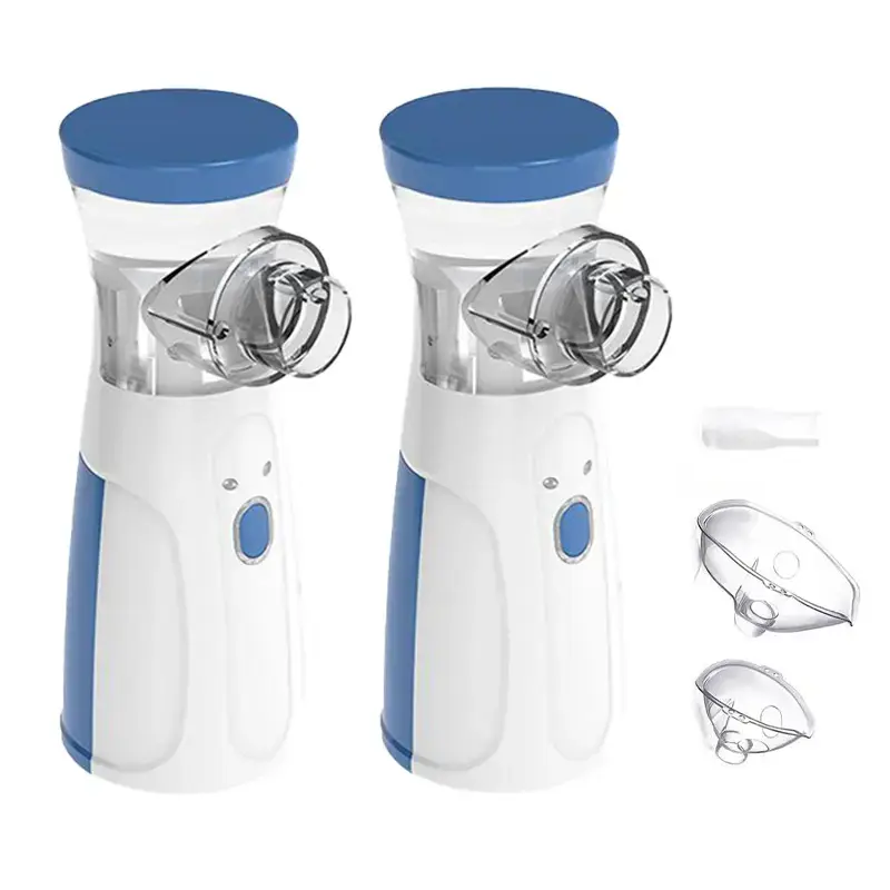 Ultrasonic Facial Nebulizer - Lightweight Cordless Self Care Gadgets Facial Machine, Battery Powered Handheld Adults' Personal Care Device with Mild Ultrasonic Mist, Rechargeable, Easy Operation, Home/Office Use