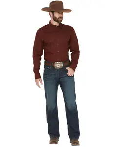 Cinch Men's Men'S Carter 2.0 Dark Wash Relaxed Bootcut Stretch Denim Jeans - Mb71934024