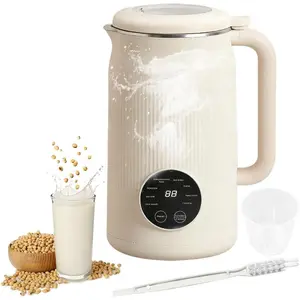 8 in 1 Nut Milk Maker Machine, 42 OZ(1.2L) Soy Milk Maker with 10 , -Based, Oat, Soy, and Dairy Free Beverage, Almond Milk Maker with LED  Screen, 18 Hours Timer, Auto-clean