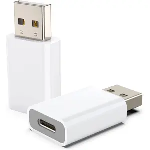 USB-C Female to USB-A Male Adapter for iPhone Air 17 Pro Max 16 15 14 13 12,USB to USB-C Converter for Car Support CarPlay,Apple Watch, iPad,Galaxy S25 -S20,Google Pixel 9 8 7 6