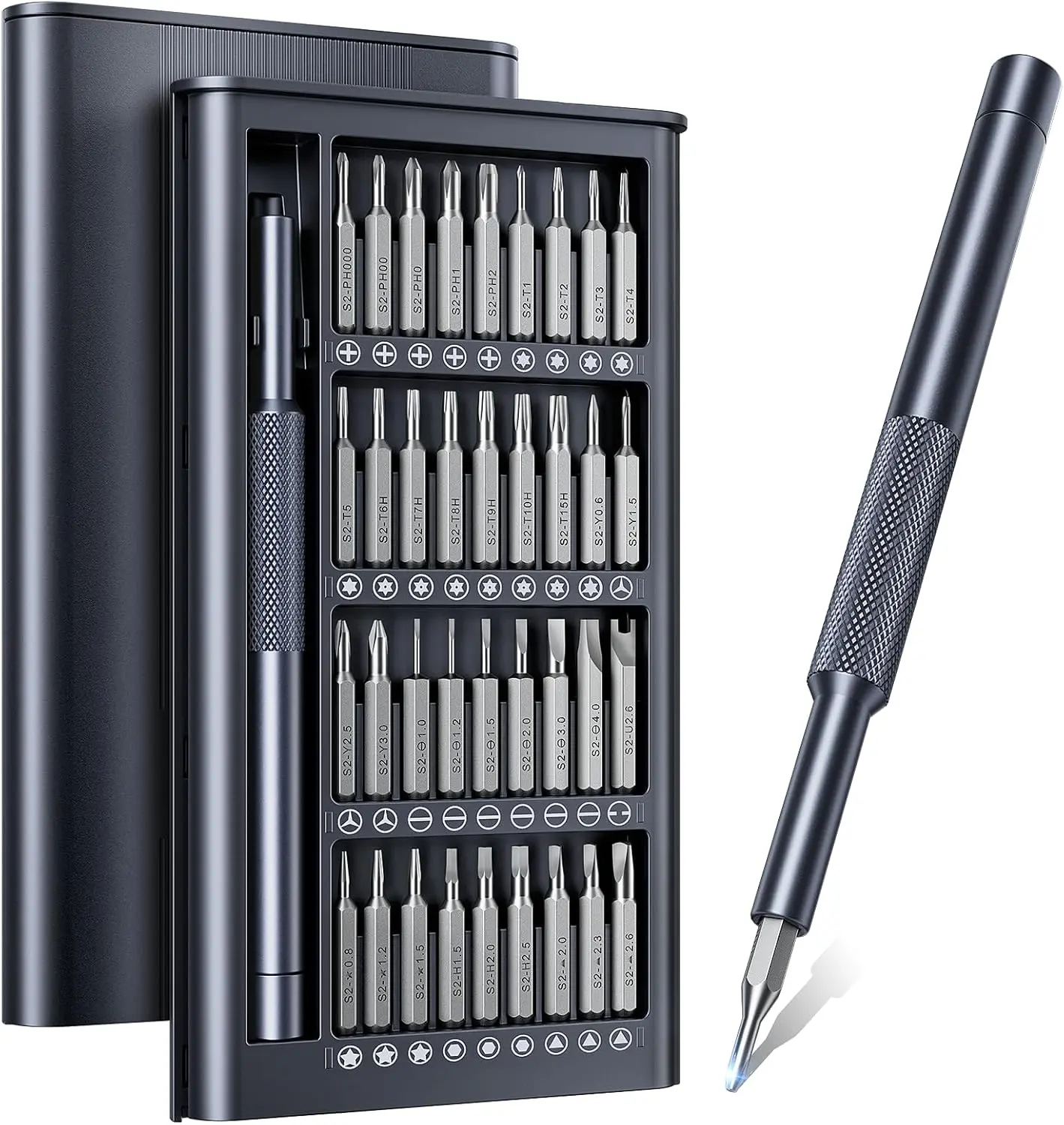 37-in-1 Precision Screwdriver Set – Magnetic Mini Repair Tool Kit for Phones, Laptops, Watches, Glasses & Electronics | Durable High-Hardness Steel Bits