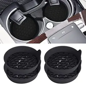 Car Cup Holder Mat Silicone Anti-Slip Insert, Universal Fit Car Accessory for Men and Women, Durable and Stylish Design, Perfect for Any Vehicle