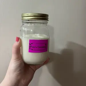 Pay's Candles 16oz Soy Wick Candles in Glass Jar with Gold Lid for Home Decor