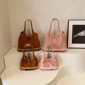 2026 Fall/Winter Collection Chic Large Capacity Dumpling Bag Cozy Winter Style Shoulder/Top Handle