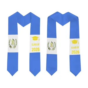Flag Graduation Sash, Premium Graduation Stole for International Graduates (72 Inches)