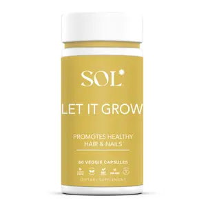 Sol Nutrition Let It Grow Supplements for Healthy Hair & Nails - Doctor Formulated, GMP Certified Healthcare Supplement