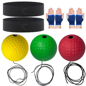 Head-mounted boxing reaction ball decompression vent ball magic speed ball adult children training fitness entertainment home Cushion Seat Cycling Adjustable Height Bag with Stand