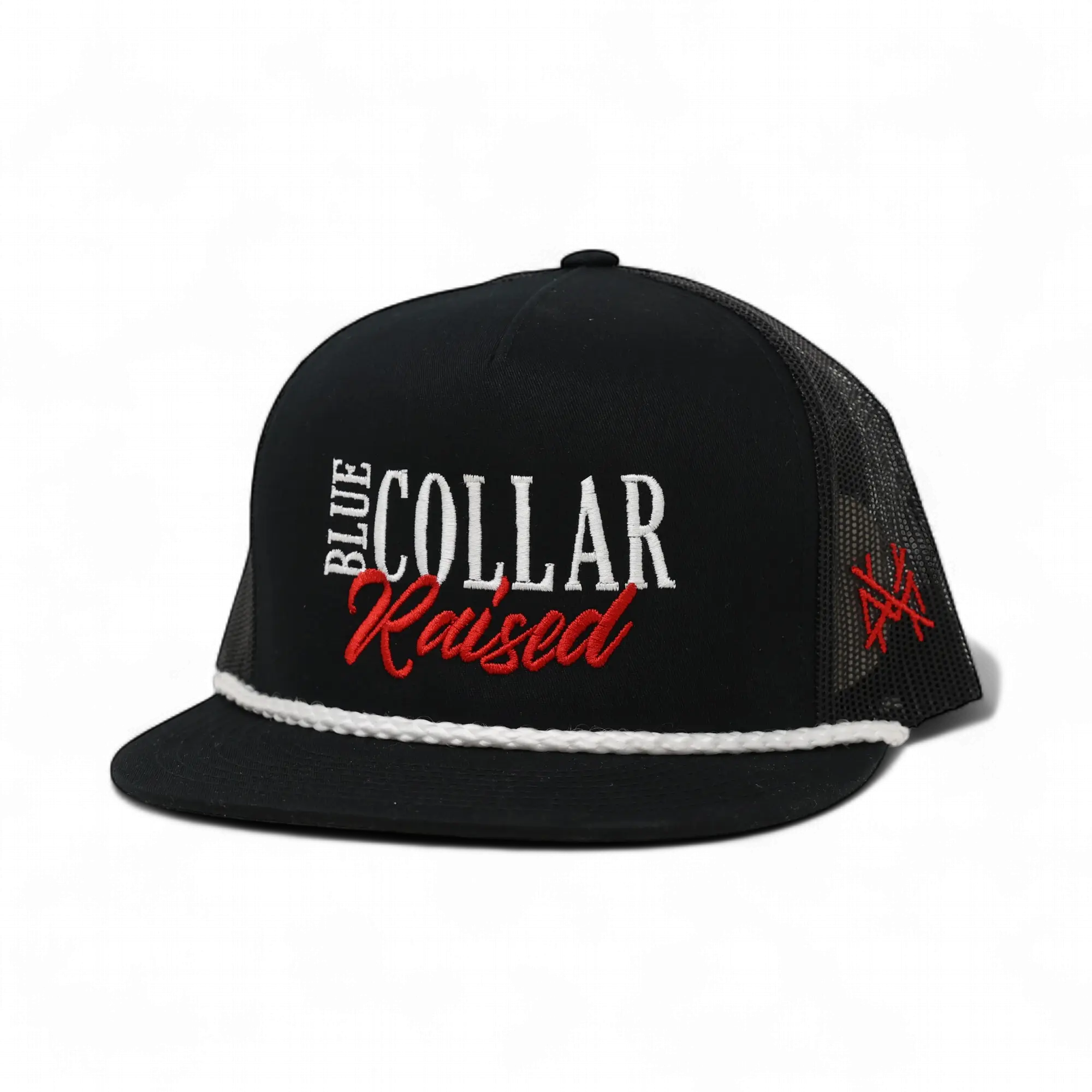 Blue Collar Raised Premium Trucker Hat