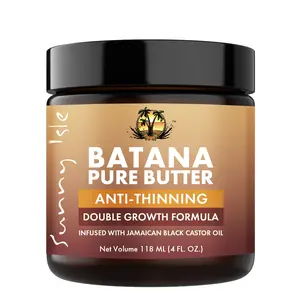 Sunny Isle Batana Anti-Thinning Pure Butter 4oz Infused with Jamaican Black Castor Oil