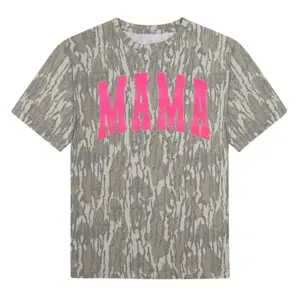 Pink MAMA Mossy Oak Wash Camo Tee 3D, Mother's Day Mossy Oak T Shirt 3D, Style T Shirt 3D Camo Hunting, Gift For Mom, 3D Camo Shirt