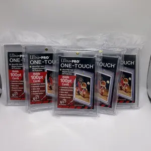 Ultra Pro One-Touch Thick Card 100pt Point Magnetic Card Holder - LOT of 5