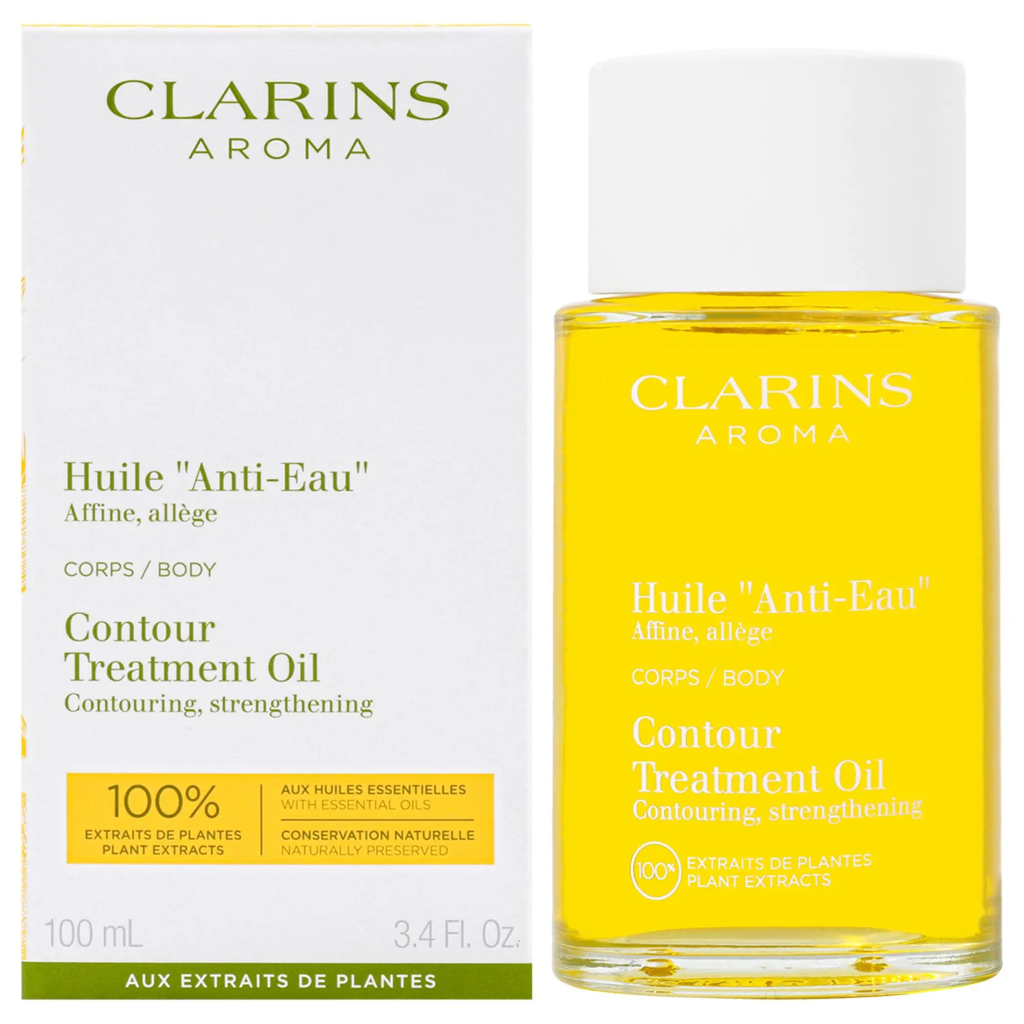 Contour Body Treatment Oil by Clarins for Unisex - 3.4 oz Treatment