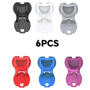 6-Pack Complete Cover Easy Tab Opener New and lmproved Beverage Barricade 2.0 by Colorful Drink Can Protector Cap for Soda, Beer, Coke Shields From Bugs,Bees, Dust at the Party,BBQ, BeachSuitable for patients with hand pain and arthritis