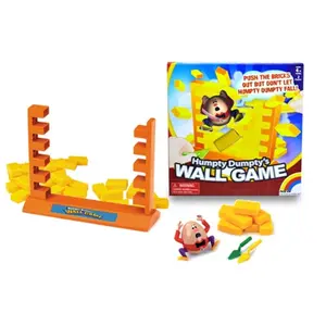 Intex Entertainment  Humpty Dumptys Wall Game, Board Game Blocks, Family Fun Game, Strategy Board Games