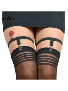 Garter Thigh Rings, Harajuku Punk Gothic Style, Japanese & Korean Rock, Anime, Hip-Hop, Fashion & Cool, Perfect for Stage Performances, COSPLAY and Photo Shoots, For Trendy Women, Ideal Gift for Valentine's Day & Qixi Festival, Lady