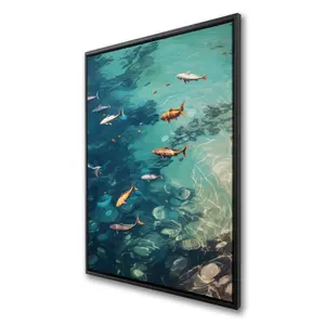 212 MAIN Beige Framed Wall Photo Print, 24x36 in, Lightweight Minimalist Artistic, Water-Resistant, Home Decor, Conscious Sales C1FC243626V6Y5
