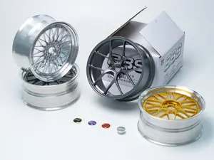 Diecast Car Model Metal Forged BBS RAYS Assemble Refitting Wheel Hub Creative Desktop Display