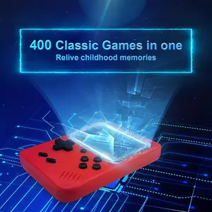 400 Games In One Portable Mini Electronic Video Game Player Kids Electronic Game Toy For Children Handheld Game Console Adjustab