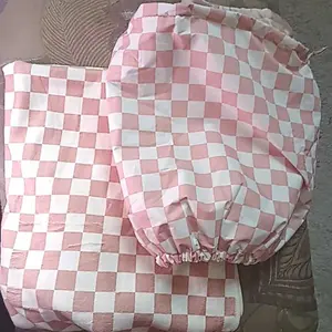 Kitsch Satin Lined Flexi Shower Cap + XL Hair Towel Bundle