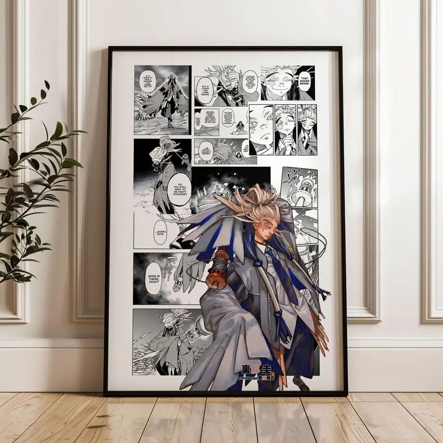 Gachiakuta Tamsy Poster Curated Manga Panels Digital Wall Art Print Anime Style Room Decor Gift for Manga Lovers