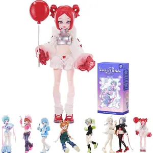 Eve Lynna Series Dream Paradise MJD Blind Box, Cute 18cm Ball Jointed Doll Dress Up Doll with Joints, Collection BJD Dolls Action Figure Toys Halloween Gift for Girls Boys