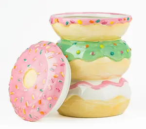 10 Strawberry Street Donut Canister