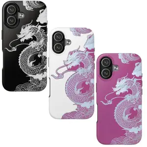 Ed Hardy Dragon Phone Case,  Accessories Durable ProtectSuitable for iPhone 17-11 Pro Max/Plus and  Samsung Galaxy S23-25