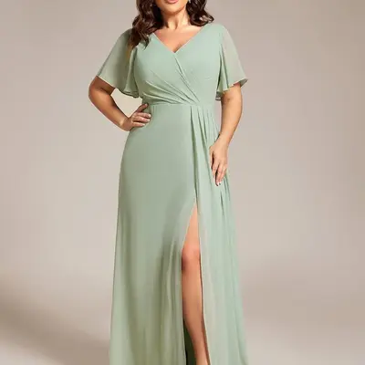Flowy Empire Waist Dress Wedding - TikTok Shop Flowy Empire Waist Dress Wedding - TikTok Shop