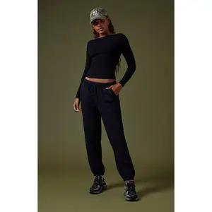 Pacsun Women's Black Ultra Soft Fleece Classic Sweatpants