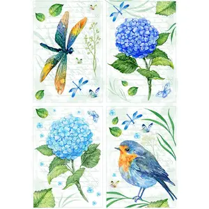 Blue Hydrangea Rice Paper