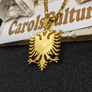 Albania Eagle Necklace / Albanian Jewelry Pendant Gift