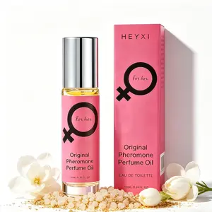 Original Pheromone Perfume - Sweet Fruit Roll-On Set Parfum, Floral Fruit Scent Perfume Oil, Ideal for Attraction, Dates, Daily Use, Net Weight 0.34 Oz