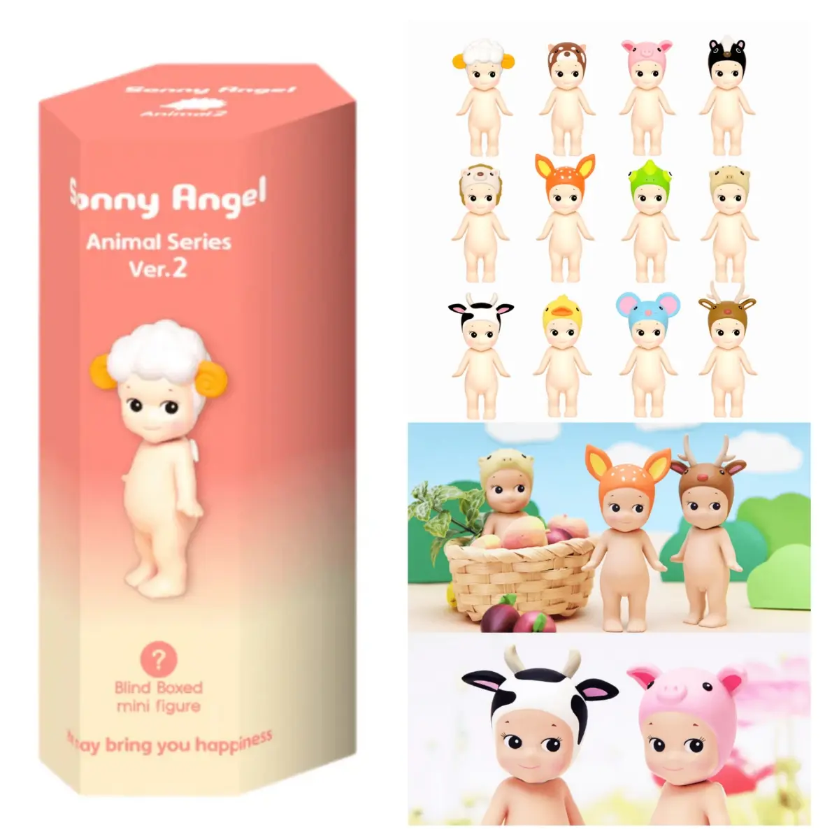 Sonny Angel Animal Series Ver.2 Sealed Blind Box Adorable Doll Kids Girls Gift