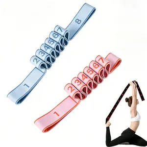8-Section Elastic Stretch Band, Precision Shoulder & Back Shaper, Yoga stretching rope, Ideal for Pilates, Fitness, Yoga, Durable Workout Accessory Mother's Day gift