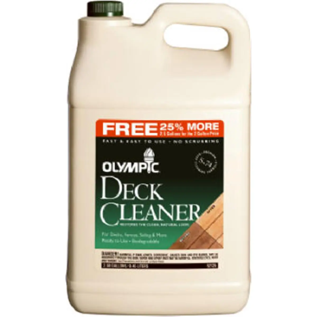 212 MAIN Olympic 52125AS2 2.5gal Premium Household Deck Cleaner - Wood Surface All-Purpose Cleaner