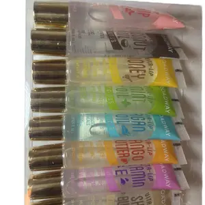 Assorted Lip Gloss Set with Keychain - Perfect Makeup Gift Set