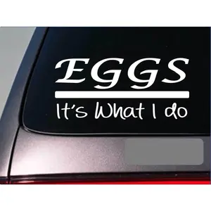 Eggs sticker decal *E343* eggs incubator chicken rooster hatch basket shells