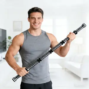220Lbs Adjustable Full Body Exercise Trainer – Fitness Gift for Him/Her，Weight Modifiable，Deep Muscle Workout for Chest，Abs，Back & Arms