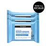 Neutrogena Cleansing Fragrance Free Makeup Remover Face Wipes 3-Pack 75 Count Alcohol-Free Gentle Oil Control Waterproof Daily Facial Cleanser